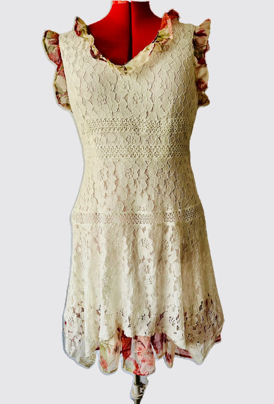 Upcycled Altered Lace Dress