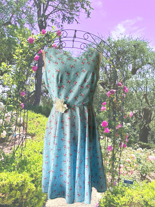 Ladies Handmade Vintage Style Tea Dress size 18